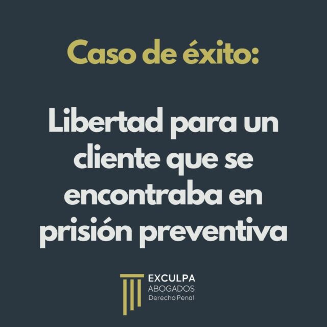 Recientemente, hemos logrado la libertad para un cliente que se encontraba en prisión preventiva por la comisión de un supuesto robo violento.

De forma que, tras tomar nosotros el caso, presentamos recurso de reforma contra Auto de prisión preventiva, planteando que existían serias dudas de hecho acerca de la versión que ofrecía el denunciante, quien incurrió en diversas contradicciones a la hora de declarar.

Tras plasmar las contradicciones del denunciante en nuestro recurso, el Juzgado de Instrucción nº 47 de Madrid acordó celebrar rueda de reconocimiento y tomar nueva declaración a nuestro defendido. Y, bajo nuestra asistencia, logramos que el Juzgado estimara la solicitud de libertad.

Son asuntos que se resuelven en base a pequeños detalles, pero siempre con mucho esfuerzo.
·
·
·
·
·
#AbogadosSevilla
#DerechoPenalSevilla
#JusticiaSevilla
#DefensaLegal
#CriminalLaw
#AbogadoPenal
#AsesoriaLegal