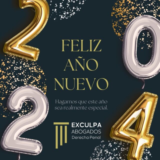 Desde EXCULPA - Abogados os deseamos un feliz año 2024. Y que todos vuestros deseos y propósitos de año nuevo se cumplan. Hagamos que este año sea realmente especial. 

#FelizAñoNuevo
#Feliz2024
#FelizAño2024
#Abogados
#Sevilla
#DerechoPenal
#AbogadosPenalistas
